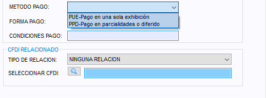 Encabezado de la factura con la fecha de emisión a la izquierda y el botón de lápiz para editar los datos del cliente a la derecha