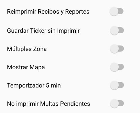 Opciones de Cobranza CrediAdmin para reimpresión, tickets, zonas, mapa y multas